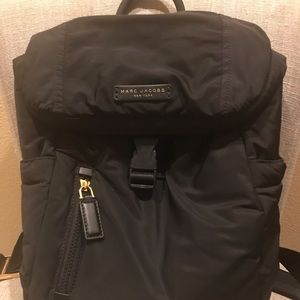 Marc Jacobs black nylon backpack